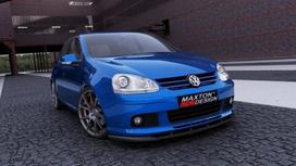 Maxton Design FRONT SPLITTER VW GOLF MK5 (FIT ONLY WITH VOTEX FRONT LIP) VW-GO-5-VOTEX-FD1G