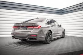 Maxton Design Rear Splitter (with vertical bars) V.1 BMW 7 M-Pack G11 / G12 Facelift BM-7-11F-MPACK-RD1G+RD2G