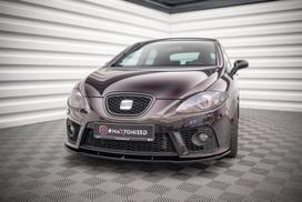 Maxton Design FRONT SPLITTER SEAT LEON MK2 CUPRA FR PREFACE SE-LE-2-FR-FD1G