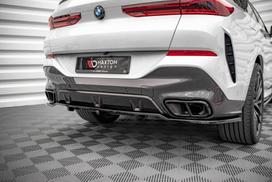 Maxton Design Rear Splitter (with vertical bars) V.1 BMW X6 M-Pack G06 BM-X6-06-MPACK-RD1G+RD2G