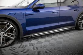 Maxton Design Side Skirts Diffusers Porsche Taycan Cross Turismo 4S PO-TAY-1-4S-CT-SD1G
