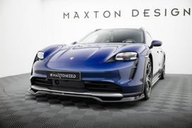 Maxton Design Front Splitter Porsche Taycan Cross Turismo 4S PO-TAY-1-4S-CT-FD1G