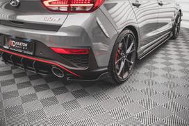 Maxton Design Rear Side Splitters V.3 Hyundai I30 N Hatchback Mk3 Facelift HY-I30-3F-N-RSD3G