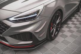 Maxton Design Front Bumper Wings (Canards) Hyundai I30 N / I30 N-Line Hatchback/Fastback Mk3 Facelift HY-I30-3F-N-CAN1