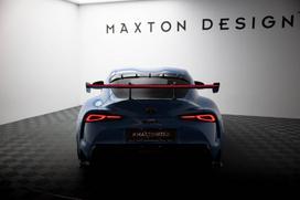 Maxton Design Carbon Spoiler With Upper Swan Mounting + LED Toyota Supra Mk5 CF-TO-SU-5-WING5-UPP-245-P+LED
