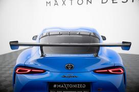 Maxton Design Carbon Spoiler With External Brackets Uprights Toyota Supra Mk5 CF-TO-SU-5-WING5-EXT-245-P