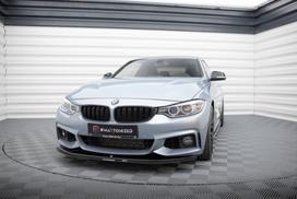 Maxton Design HYBRID FRONT SPLITTER for BMW 4 Coupe / Gran Coupe / Cabrio M-Pack F32 / F36 / F33 BM-4-F32-MPACK-FD2G+CNCA