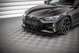 Maxton Design Front Flaps BMW 4 M-Pack / M440i G22 / G23 / G22 Facelift / G23 Facelift BM4G22MPACKCNC-FSF1G