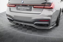 Maxton Design Prepreg Carbon Fiber Rear Splitter BMW 7 M-Pack G11 / G12 Facelift CF-BM-7-11F-MPACK-RD1-245-P