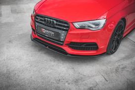 Maxton Design Front Splitter V.1 Audi S3 / A3 S-Line 8V Sedan / Cabrio AU-S3-3-FD1G