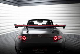 Maxton Design Carbon Spoiler With Internal Brackets Uprights + LED Mazda MX-5 ND (Mk4) CF-MA-MX5-4-WING5-INT-245-P+LED