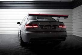 Maxton Design Carbon Spoiler With Internal Brackets Uprights + LED BMW 3 / M3 Coupe E92 CF-BM-3-92-WING5-INT-245-P+LED