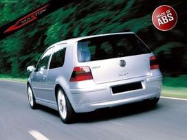 Maxton Design REAR BUMPER EXTENSION VW GOLF 4 25'TH ANNIVERSARY LOOK (without exhaust hole) VW-GO-4-25TH-R1A