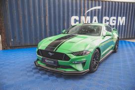 Maxton Design Street Pro Front Splitter V.1 Ford Mustang GT MK6 Facelift FOMU6FGTCNC-FD1B