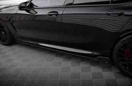 Maxton Design Side Skirts Diffusers V.1 + Flaps BMW M8 Gran Coupe F93 / 8 Gran Coupe M-Pack G16 BM-M8-G16-GC-SD1G+SF