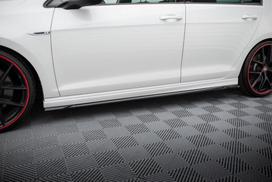Maxton Design Side Skirts Diffusers V.4 Volkswagen Golf R / R-Line Mk7 VW-GO-7-R-SD4G