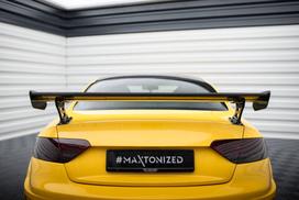 Maxton Design Carbon Spoiler With External Brackets Uprights Audi A5 Coupe 8T CF-AU-A5-1-WING5-EXT-245-P