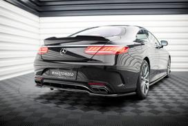 Maxton Design Rear Splitter (with vertical bars) Mercedes-Benz S Coupe AMG-Line C217 Facelift ME-S-C217-AMGLINE-C-RD1G+RD2G