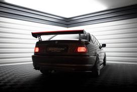 Maxton Design Carbon Spoiler With External Brackets Uprights + LED BMW 3 Coupe E46 CF-BM-3-46-C-WING5-EXT-245-P+LED