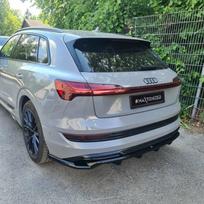 Maxton Design Rear Splitter (with vertical bars) Audi e-Tron S-Line AU-ETRON-1-SLINE-RD1G+RD2G