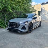 Maxton Design Front Splitter Audi e-Tron S-Line AU-ETRON-1-SLINE-FD1G+FD1RG
