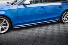 Maxton Design Side Skirts Diffusers V.4 Audi A4 / A4 S-Line / S4 B8 AU-S4-B8-SD1G