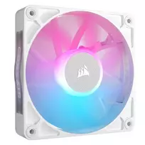 Corsair iCUE LINK RX120 RGB serija, PWM ventiliatorius - 120 mm, baltas