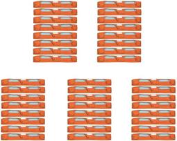 "Goorvoucs" apsauginės šalmo prakaito juostos įdėklai Šalmo prakaito antiperspirantinis diržas Sweatband Air Cushion Sweatband Helmet Comforter Pad (40 vienetų)