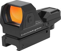 ACEXIER Red Dot Visor Taktinis šautuvo optinis taikiklis 4 kryžiukai Atspindintis taikiklis Airsoft medžioklės optinis taikiklis, skirtas 20 mm bėgių tvirtinimui
