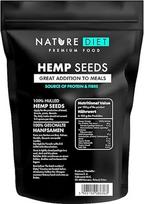 Kanapių sėklos 1000 g | Nuluptos | Be glitimo ir veganiškos | Turtingos baltymais ir skaidulomis | Omega 3 ir 6 šaltinis | Supermaistas kasdienei mitybai | Nature Diet