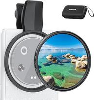NEEWER 67 mm prisegamas CPL filtras mobiliajam telefonui, žiedinis poliarizacinis filtras, fotografijos priedų rinkinys "Android" išmaniojo telefono fotoaparato objektyvui, poliarizacinis filtras, suderinamas su "Samsung Google Pixel