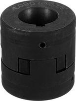 QUARKZMAN nuo 5/8" iki 1-1/8" L090 Lankstus 3 dalių L formos žiaunų sankabų rinkinys ir Buna-N NBR gumos voratinklis, skirtas hibridiniams medienos skaldymo įrenginiams