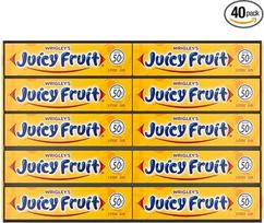 WRIGLEY'S JUICY FRUIT kramtomosios gumos urmu 5 lazdelės (40 vnt.)