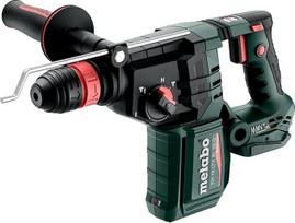 "metabo" akumuliatorinis kombinuotas plaktukas KH 18 LTX BL 28 Q - 18 V, 3 J smūgio energija, 4470 aps./min. smūgio dažnis - SDS-plus, be šepečių, "metabo Quick Chuck", gręžimas be dulkių, LED darbinė lemputė, vibracijos slopinimas