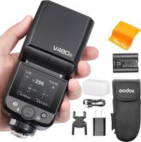 GODOX V480S V480-S fotoaparato blykstė Sony fotoaparatams, jutiklinio ekrano blykstė, Godox V480 S TTL blykstė su difuzoriumi, GN50 HSS 1/8000s sinchronizacija Speedlite, 7,2 V/2200 mAh