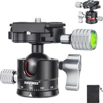 INNOREL C28 žemo profilio trikojo rutulinė galvutė Universali 360 panoraminė metalinė rutulinė galvutė DSLR fotoaparato trikojui su "Arca Swiss" plokštele 28 mm rutuliukas su 1/4 colio - 3/8 colio varžtu