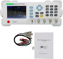 LCR-Brücke, ET4510 Desktop LCR Tester Desktop Digital Brid 100kHz 1 Hz Stufenlos Einstellbare Frequenz Professionelle Lcr Meter Kondensator