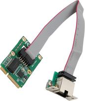 Mini PCIe tinklo valdiklio kortelė, 10 100 1000Mbps RJ45 LAN NIC kortelės adapteris, skirtas staliniam kompiuteriui, lengvai montuojamas