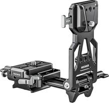 NEEWER V laikiklio baterijos plokštelė su "Arca" tipo greito atleidimo plokštele, sulankstomas "V Lock" tvirtinimo adapteris, skirtas NEEWER PS099E, suderinamas su fotoaparato narvais ir DJI RS4/RS3 gimbalu, PS015 PRO