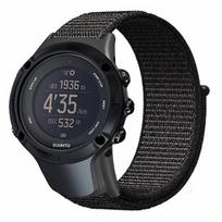 Skirta "Sunnto Ambit3/Ambit3 Peak" laikrodžio dirželiui Nailono sportinės kilpos laikrodžio dirželis - juodas Suunto Ambit 3