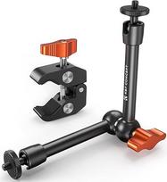 "K&F Concept" 9,8 colio "Magic Arm" su "Super Clamp", kameros laikiklis, skirtas narvelio monitoriaus LED šviesos veiksmo kamerai, 2 kg apkrova
