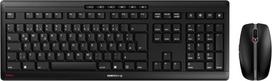 CHERRY STREAM DESKTOP RECHARGE, belaidis klaviatūros ir pelės rinkinys, vokiškas išdėstymas (QWERTZ), 2,4 GHz radijo dažnis, tylus klavišų paspaudimas, įkraunamas, juodas