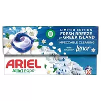 Skalbimo kapsulės ARIEL Fresh Breeze, 30 vnt.