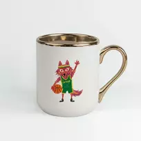 Puodelis Krepšininkas vilkas II, unisex
