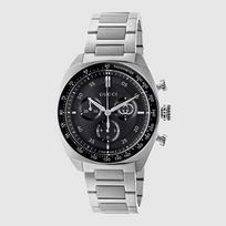 Gucci YA142316 Interlocking Chronograph Vyriškas laikrodis 41 sidabras