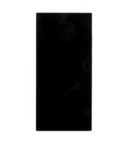 LCD display + Touch Unit + Front Cover Samsung S918 Galaxy S23 Ultra Phantom Black (Service Pack)