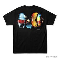 Geeks Rule x DAFT PUNK Šilkografijos T-shirt 01 Juoda S