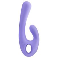 Nomi Tang Flex Bi - vibratorius su klitorio atšaka - įkraunamas - violetinis