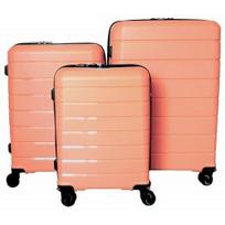 Didelis plastikinis lagaminas Gravitt PP03 exp D Rožinis (Rose Gold)