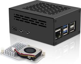 "Geekworm Raspberry Pi 5" korpusas su aktyvaus aušintuvo rinkiniu, palaiko "Top PCIe to M.2 NVMe" adapterį X1001 / X1004 / X1003 / X1012 / X1015 / X1000 / M901 / M300 (P579-H500)